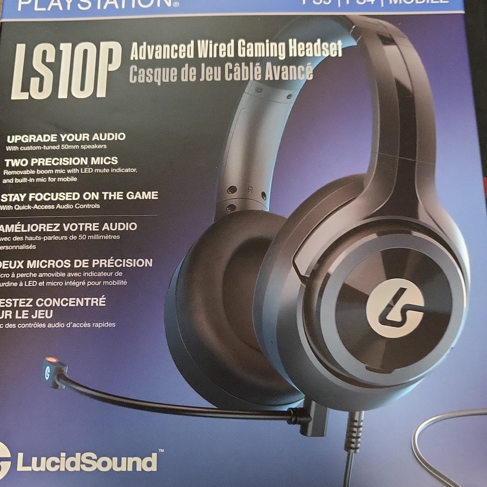 LS10P Advanced Wired Gaming Headset - Black